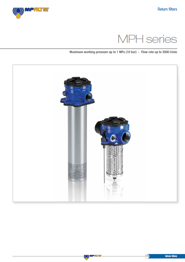 Filter Hydraulikfilter Ölfilter NEU MPFiltri MP Filtri SF250M60 