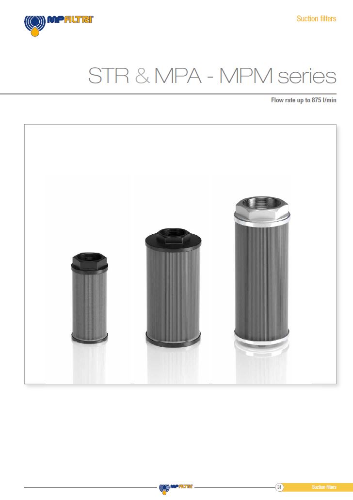 SF-510-M90 MP Filtri Filterelement für Saugfilter suction strainer 